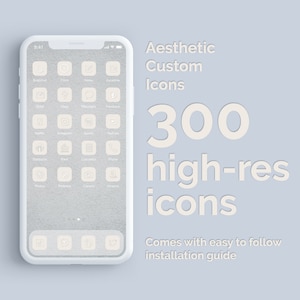 Beige Cream  | 300 Aesthetic Custom Themed App icons pack | iPhone iOS 14 | Free updates | Minimal Lifestyle App Covers | Beach and Sand
