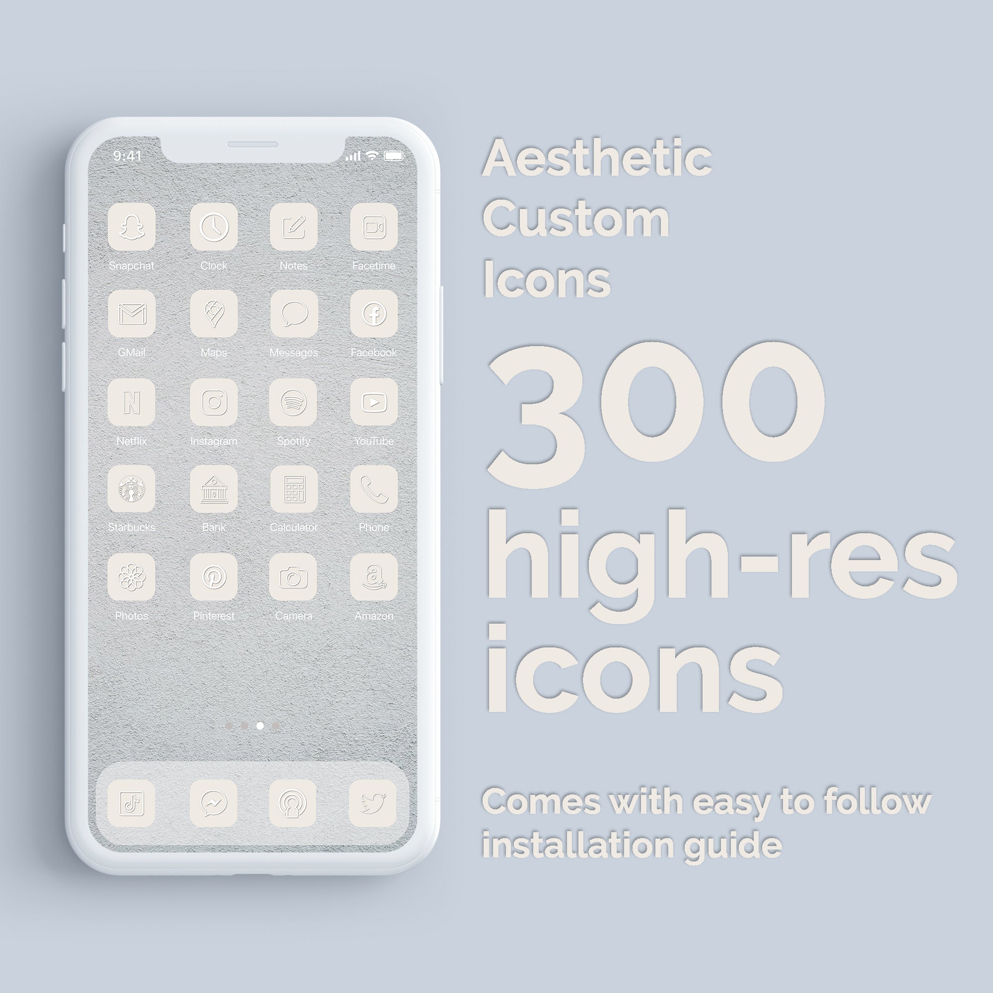 Beige Cream 300 Aesthetic Custom Themed App Icons Pack Etsy Beige Cream 300 Aesthetic Custom Themed App Icons Pack Etsy