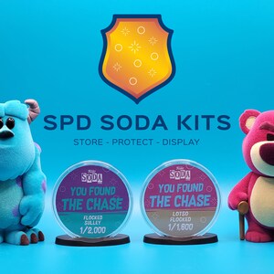 SPD Funko Soda Kit 2-pack: Original Pog Protector + Stand Funko Soda Accessory Hard Stack