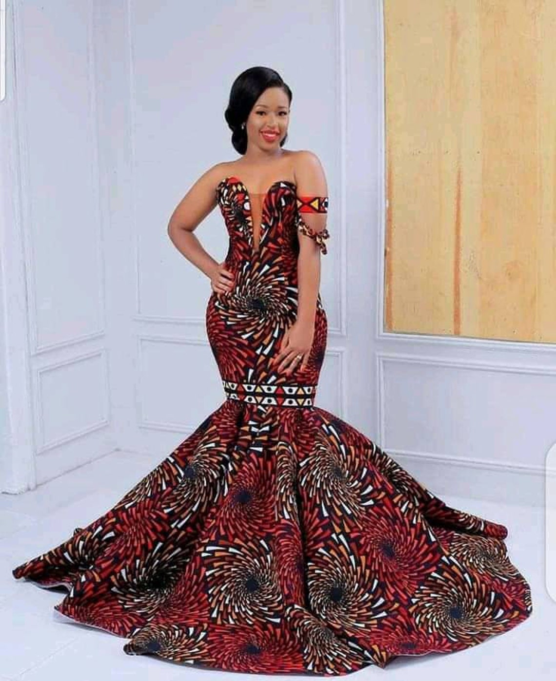 Robe de bal africaine/robe de sirène africaine/robe Etsy