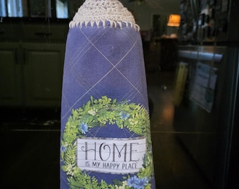 Crochet Hanging Kitchen Towel: Everyday Home Decor