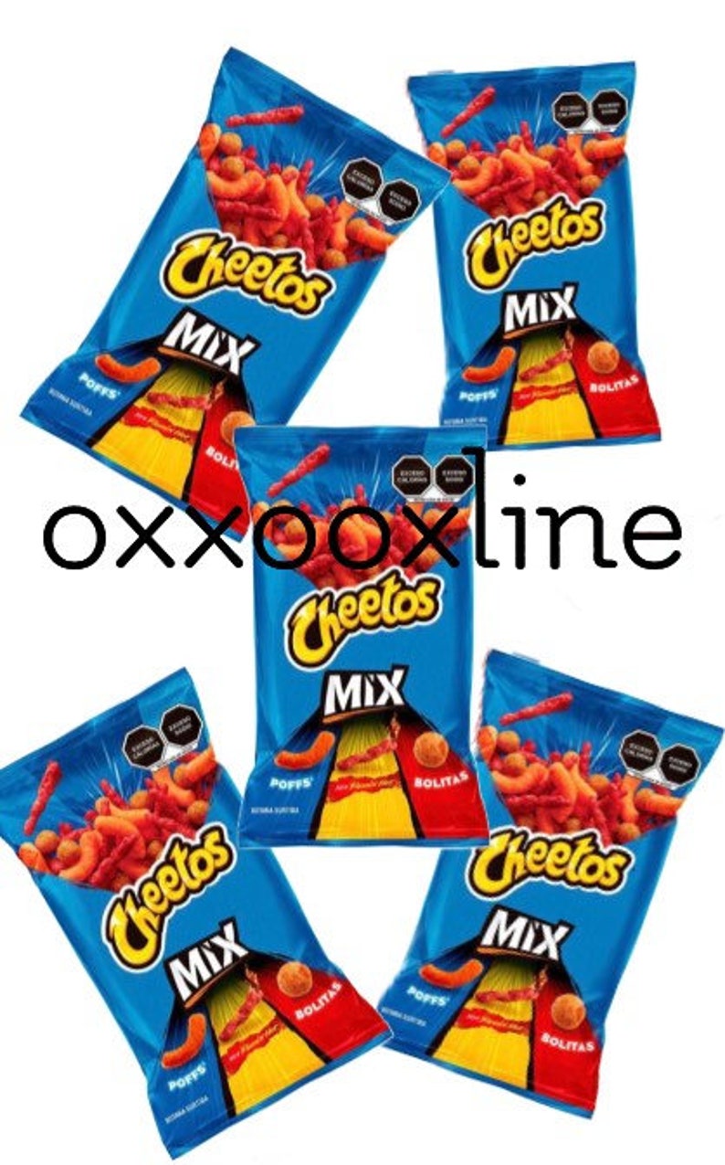 Mexican Cheetos Mix 5 BAGS 75 G Etsy
