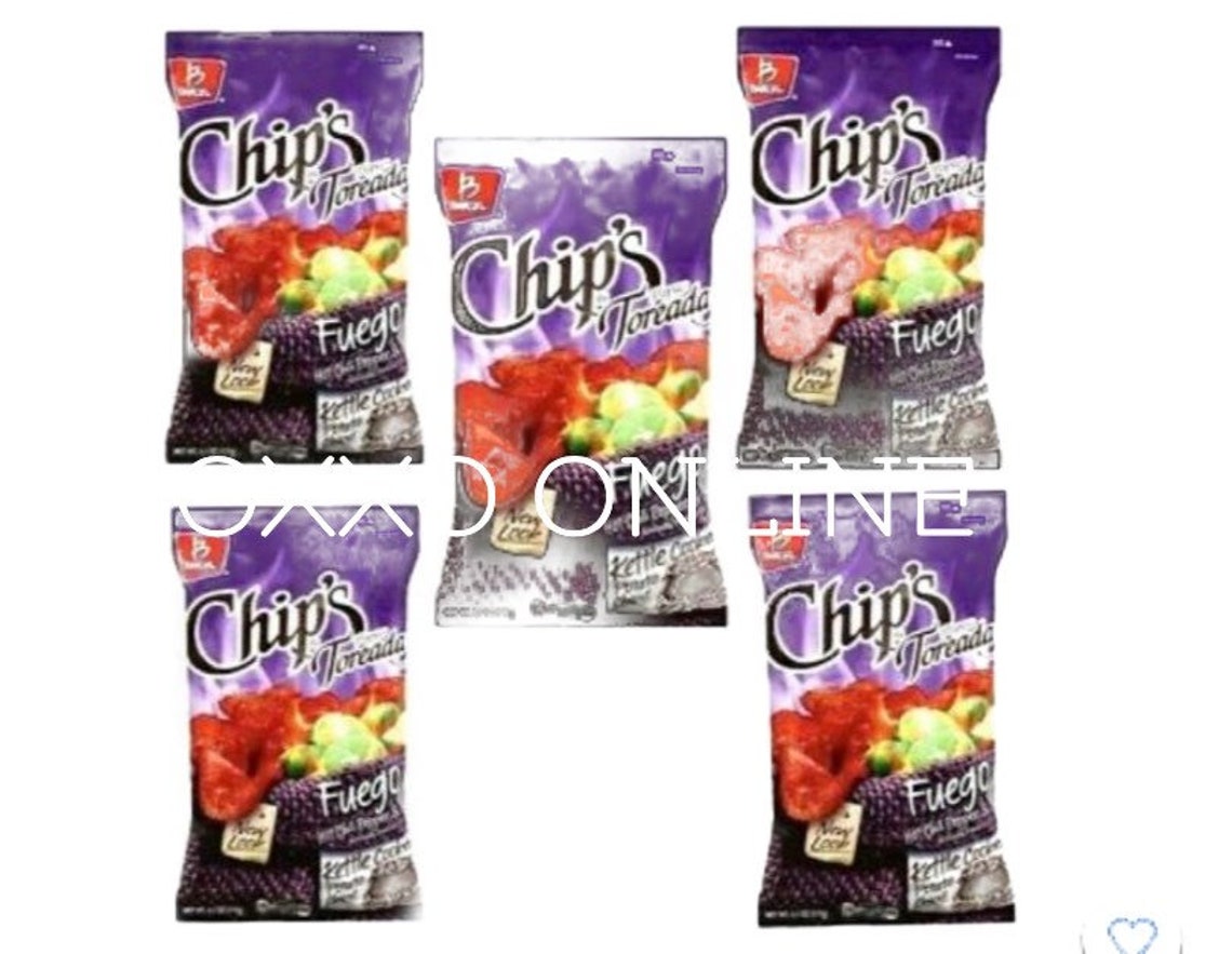 Barcel Mexican Chips Toreadas Fuego 5BAGS 46 Gea Etsy