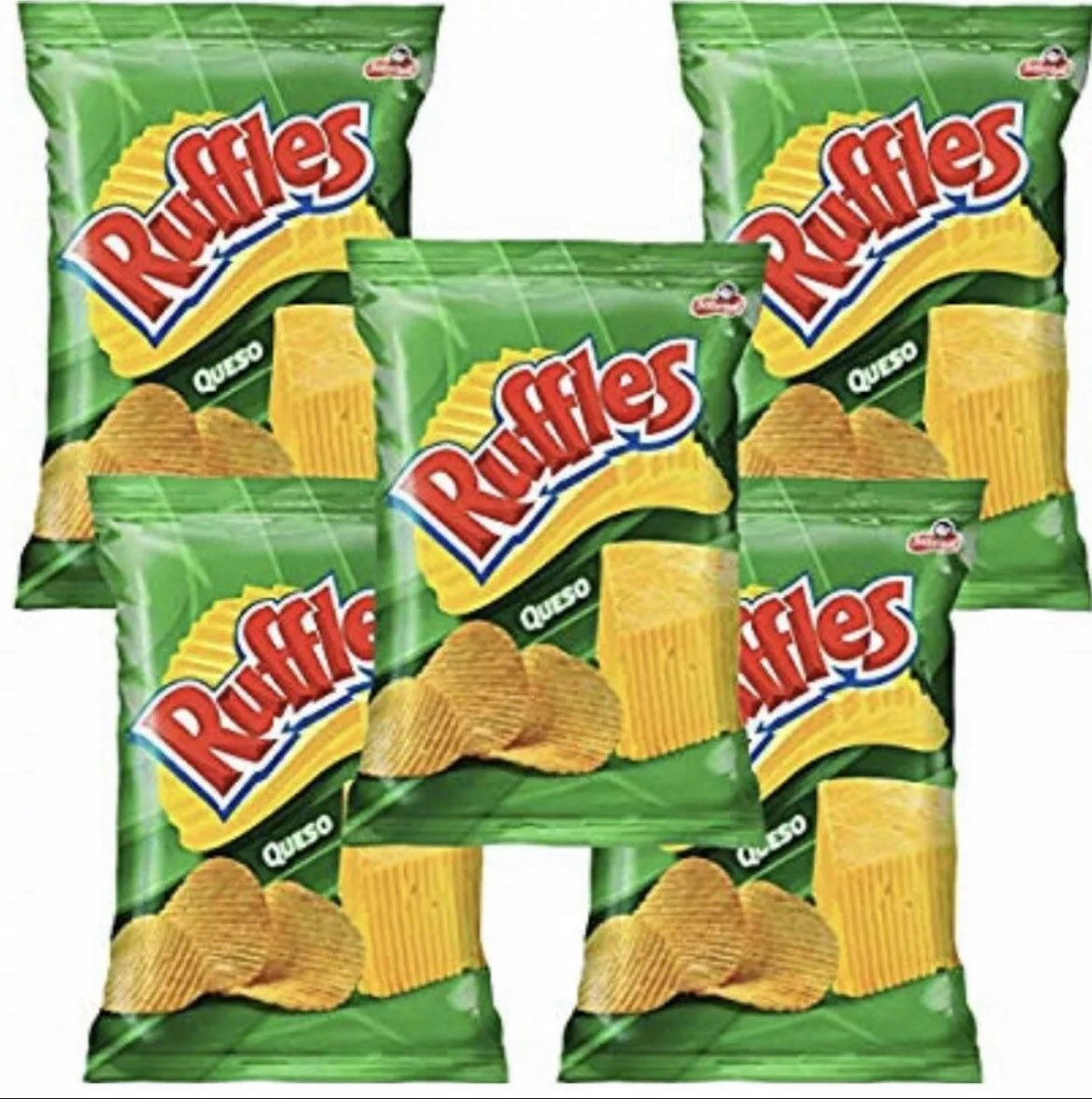 Ruffles Queso Sabritas Mexican Chips 5 BAGS 50 G Etsy