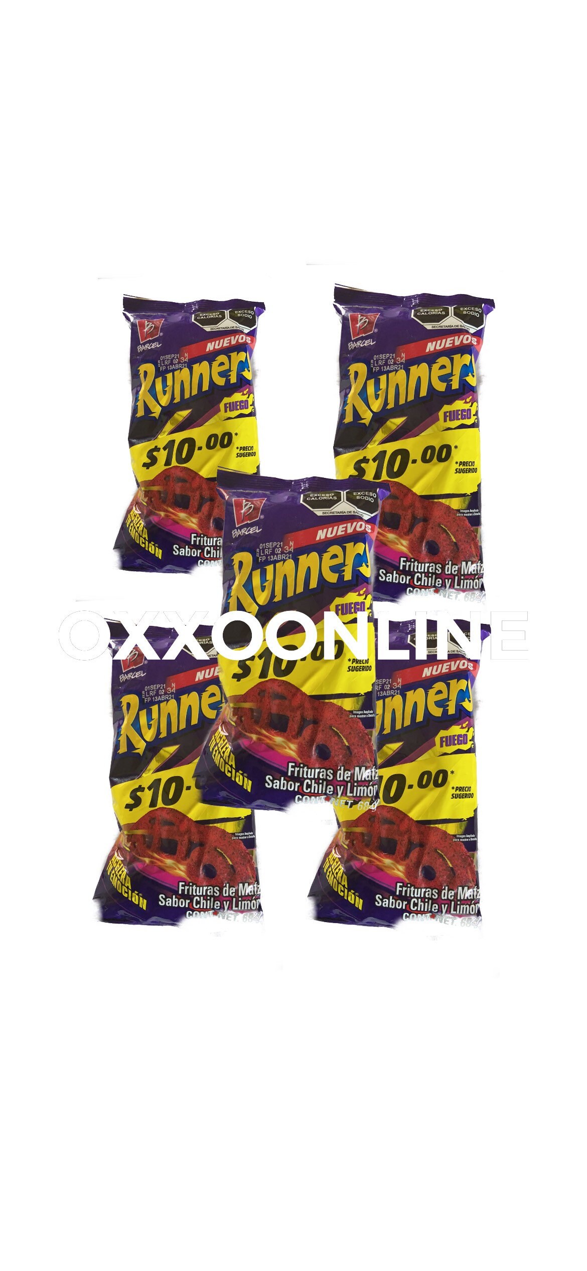 Barcel Runners Fuego Mexican Chips 5 Bags 68G Etsy