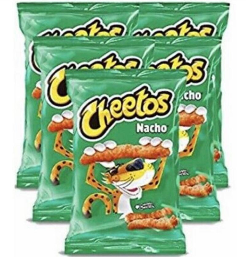 Cheetos Nacho Mexican Chips 5 BAGS 56 G Etsy