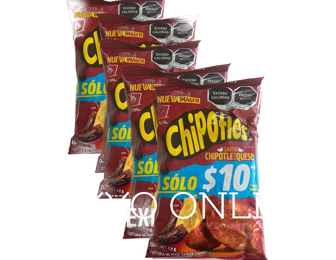 Chipotles Barcel Mexican Chips Chipotle y Queso 5 SACS 62 Etsy
