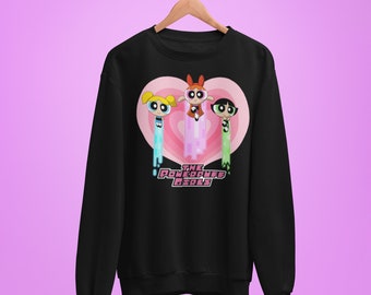 powerpuff heart sweater