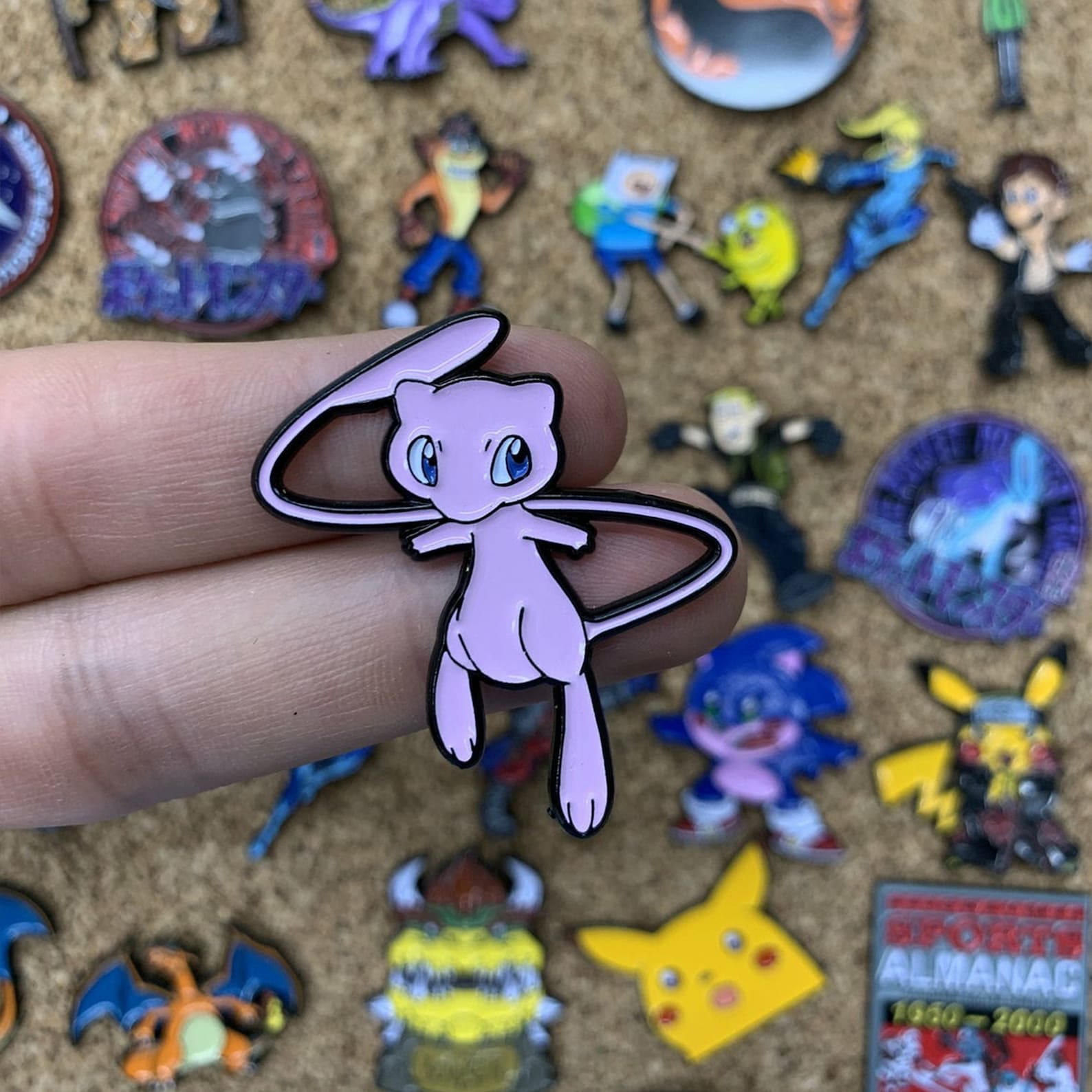 Mew Pokemon Custom Enamel Pin Pin Badges Retro Vintage Etsy