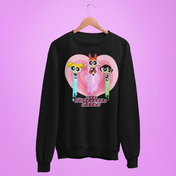 powerpuff heart sweater