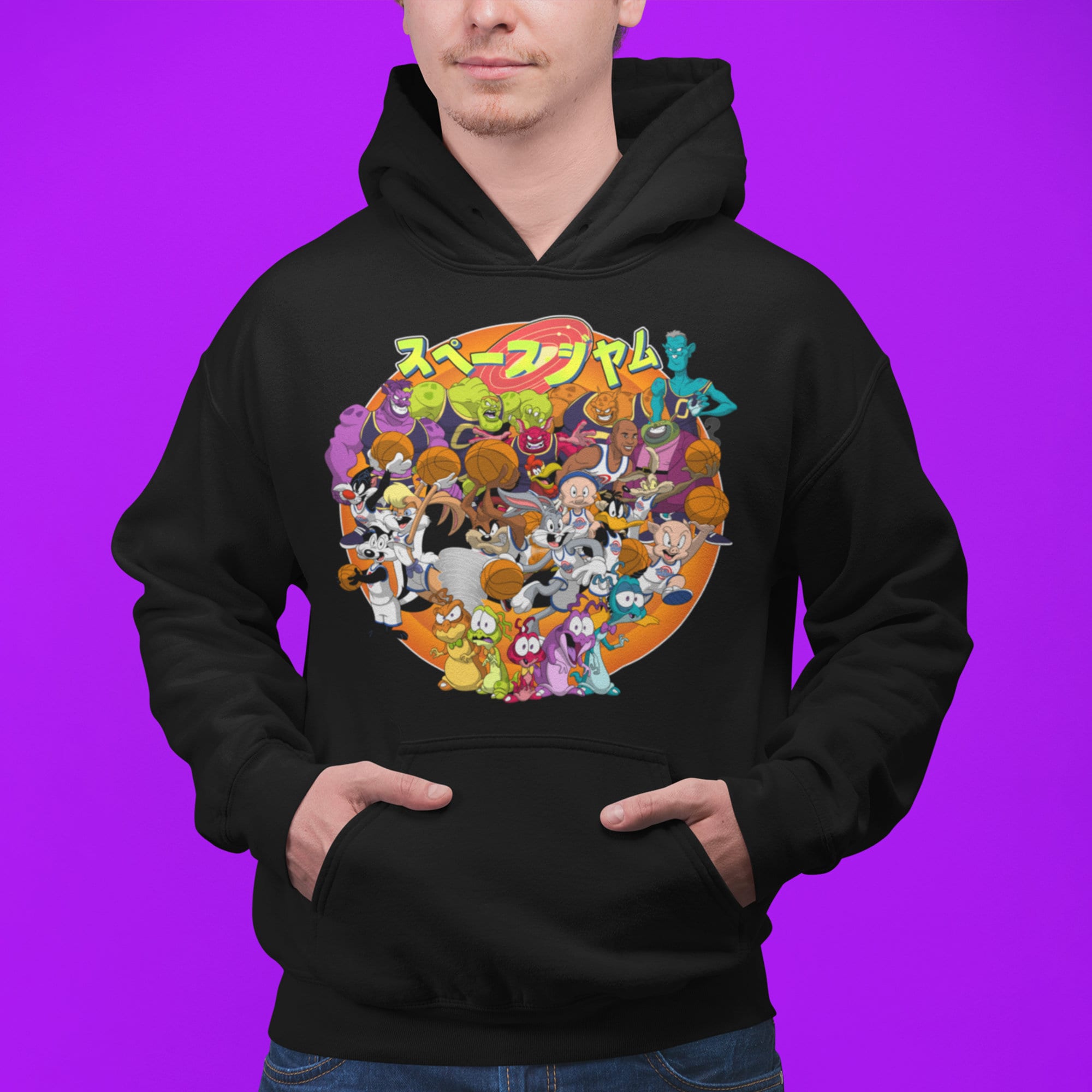 Space Jam Japanese Custom Hoodie Sweater Unisex Mens & Etsy