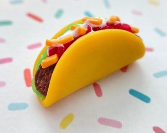 Taco Pin, Food Pin, Midnight Snack Pin, Fast Food Pin, Mexican Food Pin, Taco Lovers