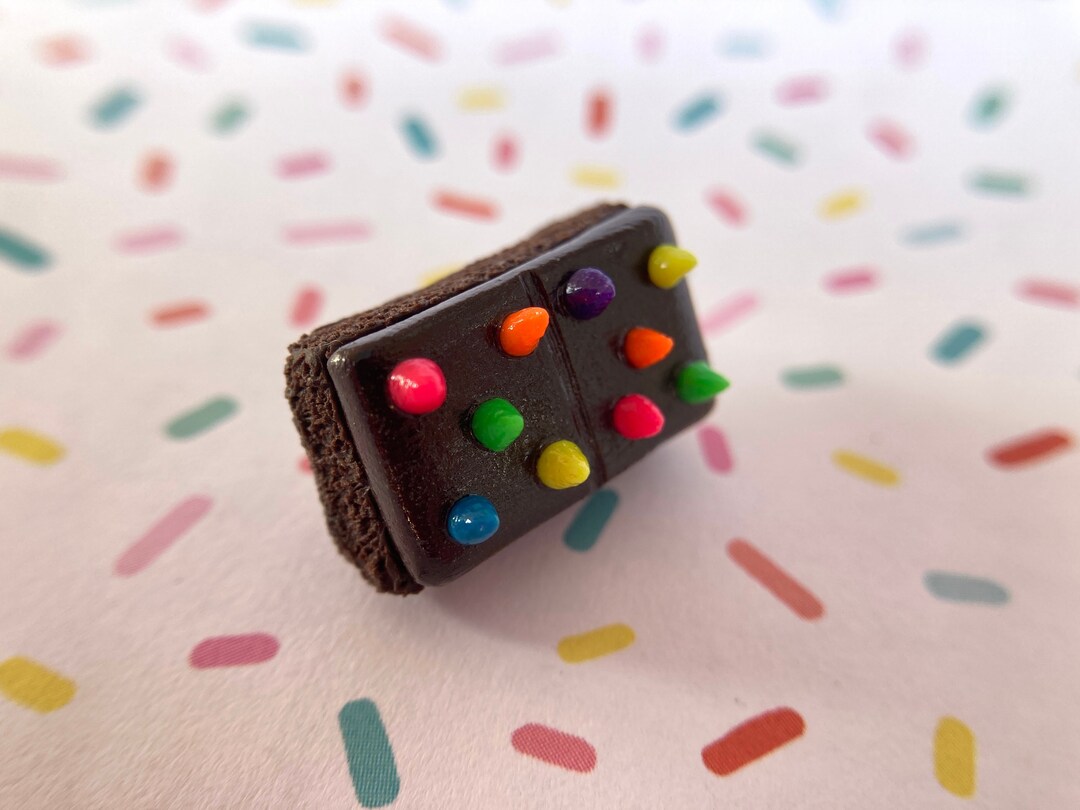 Cosmic Brownie Pin, Food Pins, Brownie Pin, Dessert Pins, 90s Nostalgia