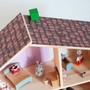 Flisat dollhouse roof, flisat dollhouse roof sticker, flisat dollhouse roof tiles, flisat doll's house roof sticker, flisat decal, flisat