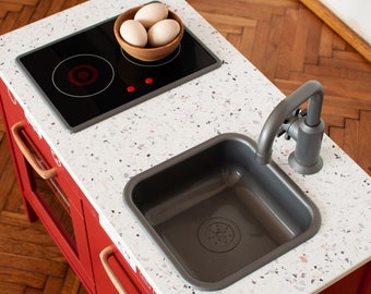 Adesivo da tavolo Terazzo per la cucina da gioco Ikea Duktig