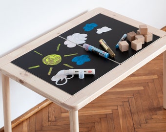 Tafel-Aufkleber für Ikea Flisat Tisch, Ikea Flisat Chalkboard Aufkleber, Flisat Hack, Ikea Flisat Hack, Ikea Flisat Tisch Aufkleber, Flisat