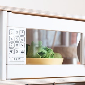 Pegatina para microondas Ikea duktig, juego de pegatinas ikea duktig - lavavajillas, horno y microondas, lavavajillas ikea duktig, pegatina para microondas duktig