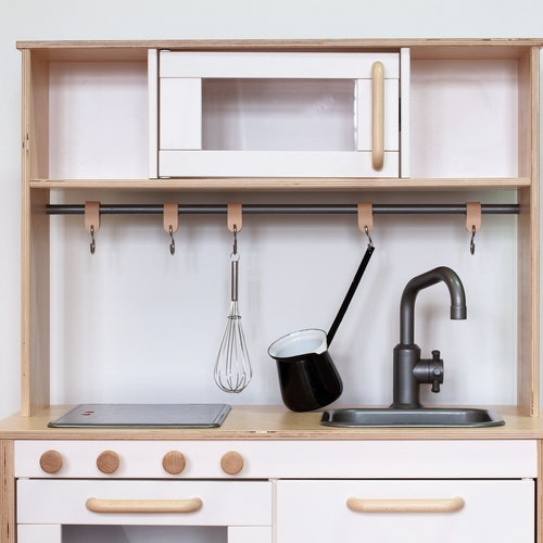 Ikea Play Kitchen Duktig Wood Handles Play Kitchen Etsy