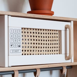 Paneles de correas de ratán para la cocina de juego Ikea Duktig, correas de ratán ikea duktig, correas de ratán duktig, ratán para microondas ikea duktig, duktig
