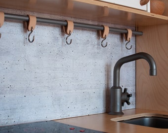 Concrete effect duktig backsplash sticker, duktig backsplash decal, concrete duktig backsplash, ikea play kitchen backsplash, duktig kitchen