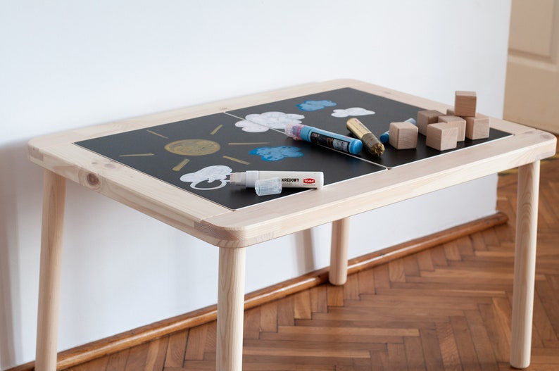 Chalkboard Decal for Ikea Flisat Table Flisat Chalkboard Etsy Canada