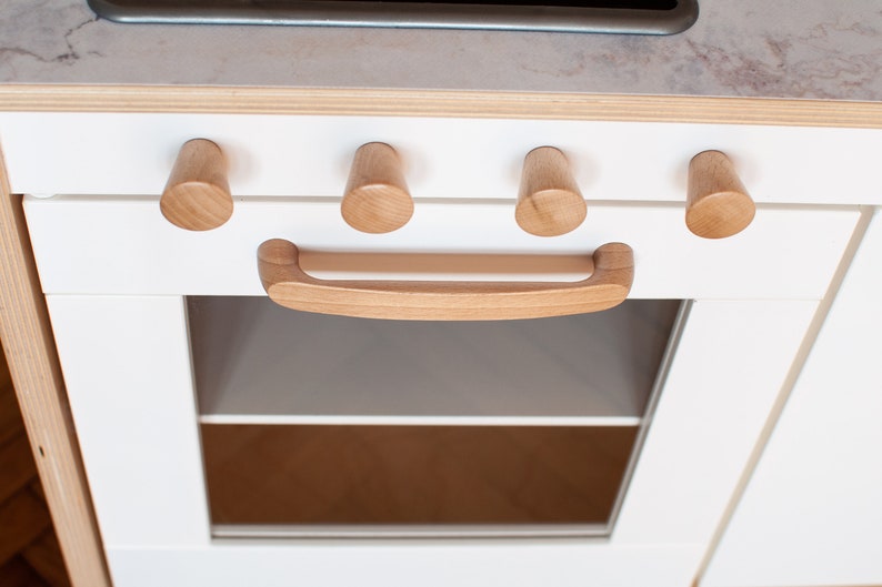 Ikea duktig wooden handles, duktig kitchen handles, ikea play kitchen handles, ikea play kitchen knobs, ikea play kitchen accessories image 4