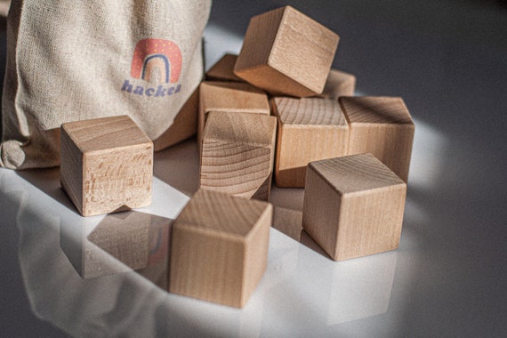 stok Kostbaar duidelijkheid Houten blokken houten blokken massief houten blokken - Etsy België