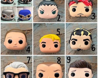 Customizable Pop Heads - DIY male Figures 1 of 2