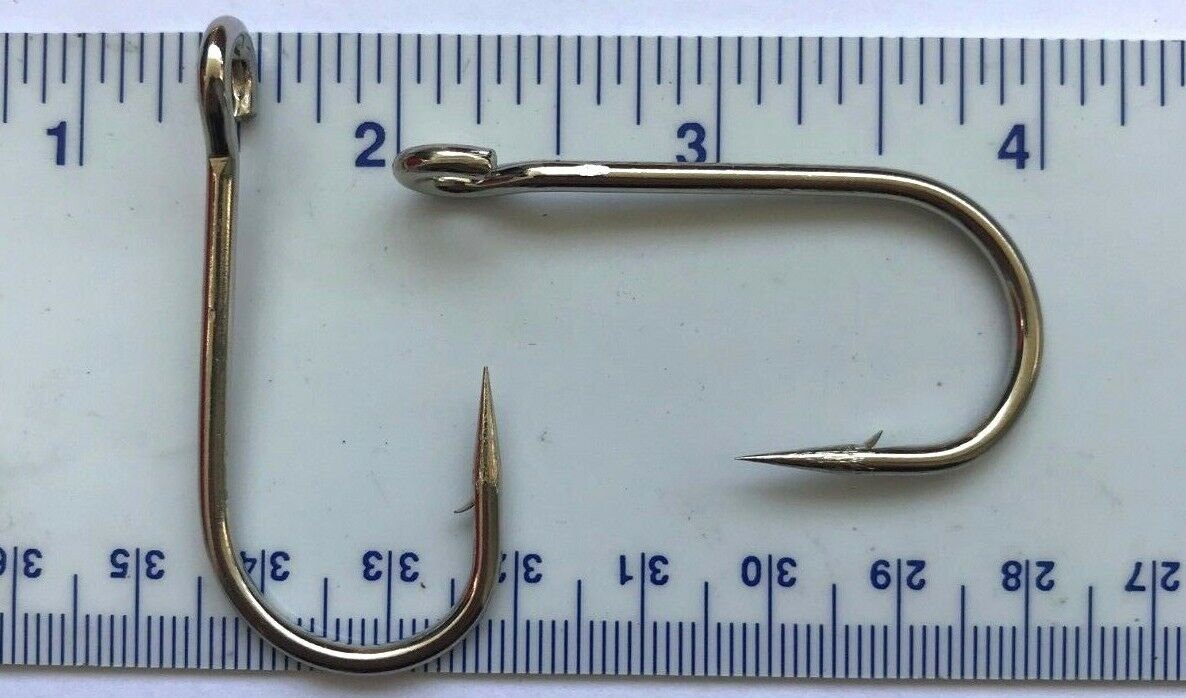 Lot De 1000 Hameçons Pêche GT 9171 – 7/0 – Yeux Ouverts, Nickelé 6X Strong