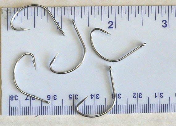 100 or 1000 GT 2X Nickel Kahle Fish Fishing Hooks All Sizes 