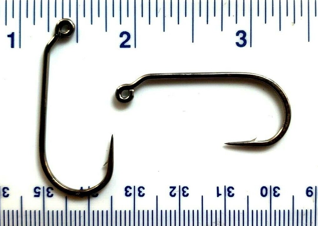 1000 Hameçons Jig Black Nickel 30° - Taille 6/0 - Renforcés 2X - Pour Pêche Mer Et Eau Douce