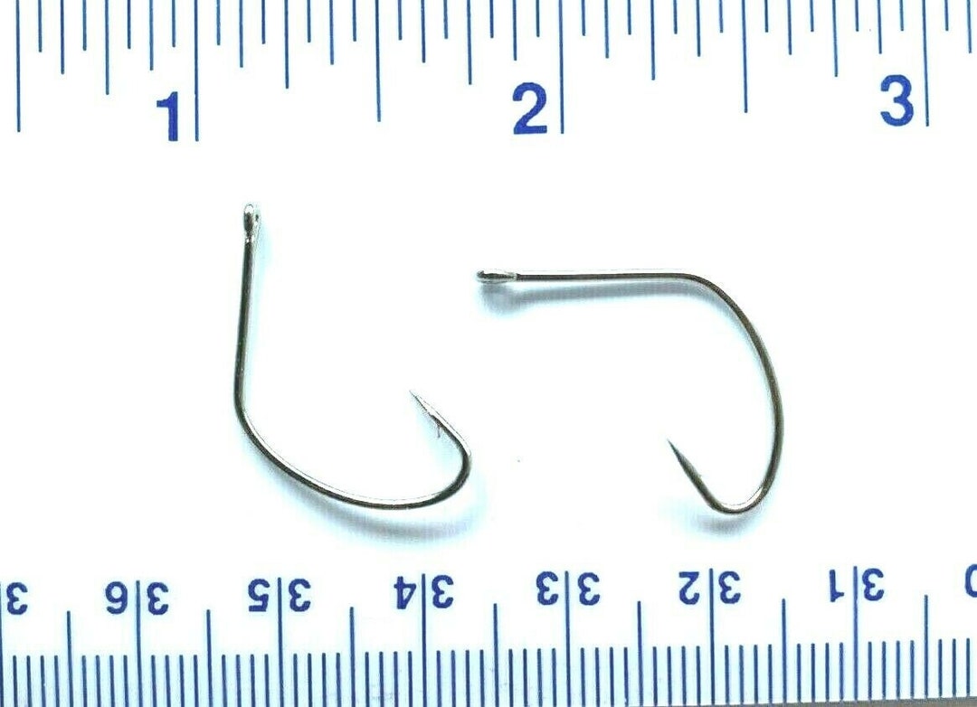 100 or 1000 GT 2X Nickel Kahle Fish Fishing Hooks All Sizes 