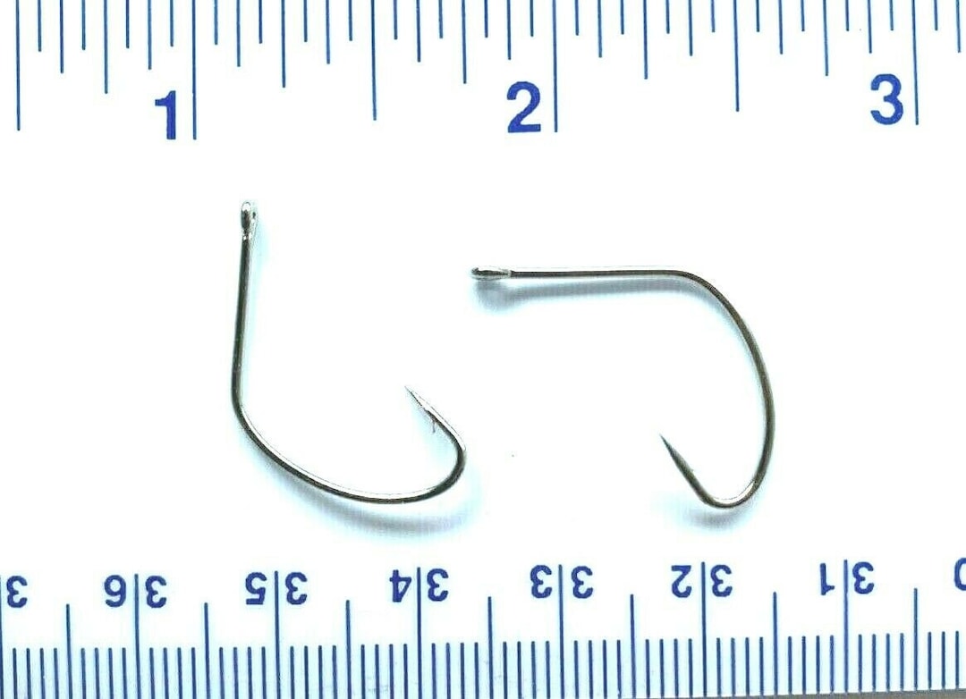 100 or 1000 GT 2X Nickel Kahle Fish Fishing Hooks All Sizes Etsy