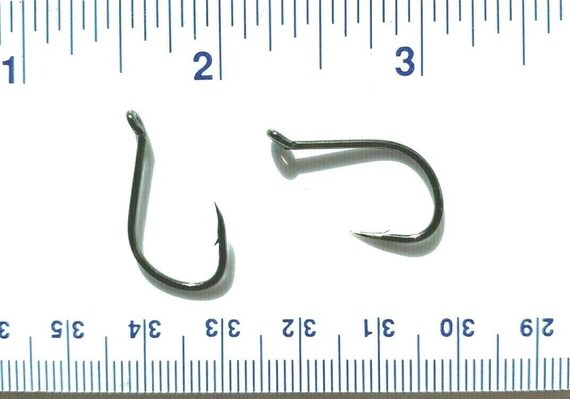 100 or 1000 Super Strong GT Black Nickel 2X SSW Cutting Point Octopus Hooks  Many Sizes 