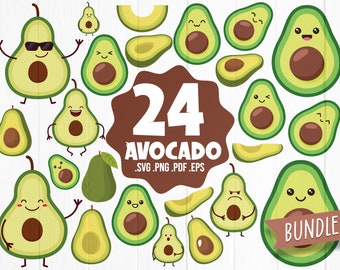 Download Avocado Clipart Etsy PSD Mockup Templates