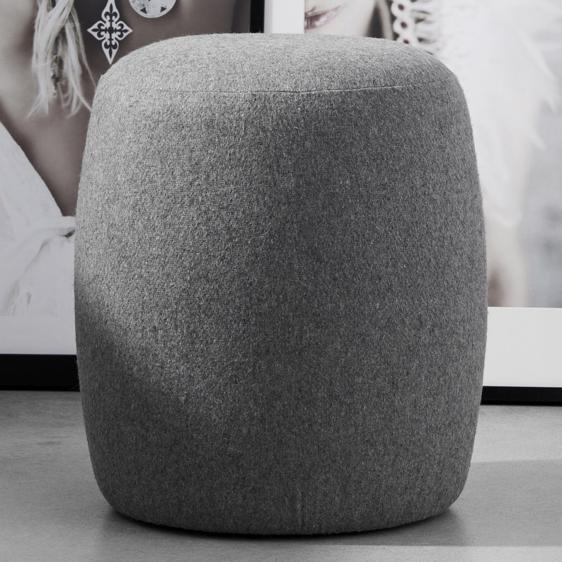 felt stool ottoman accent chair footrest stool living room chair vanity chair pouf ottoman