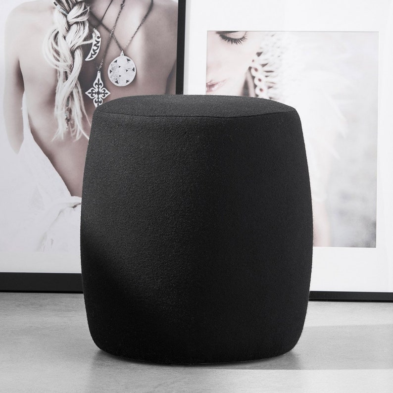 felt stool ottoman accent chair footrest stool living room chair vanity chair pouf ottoman