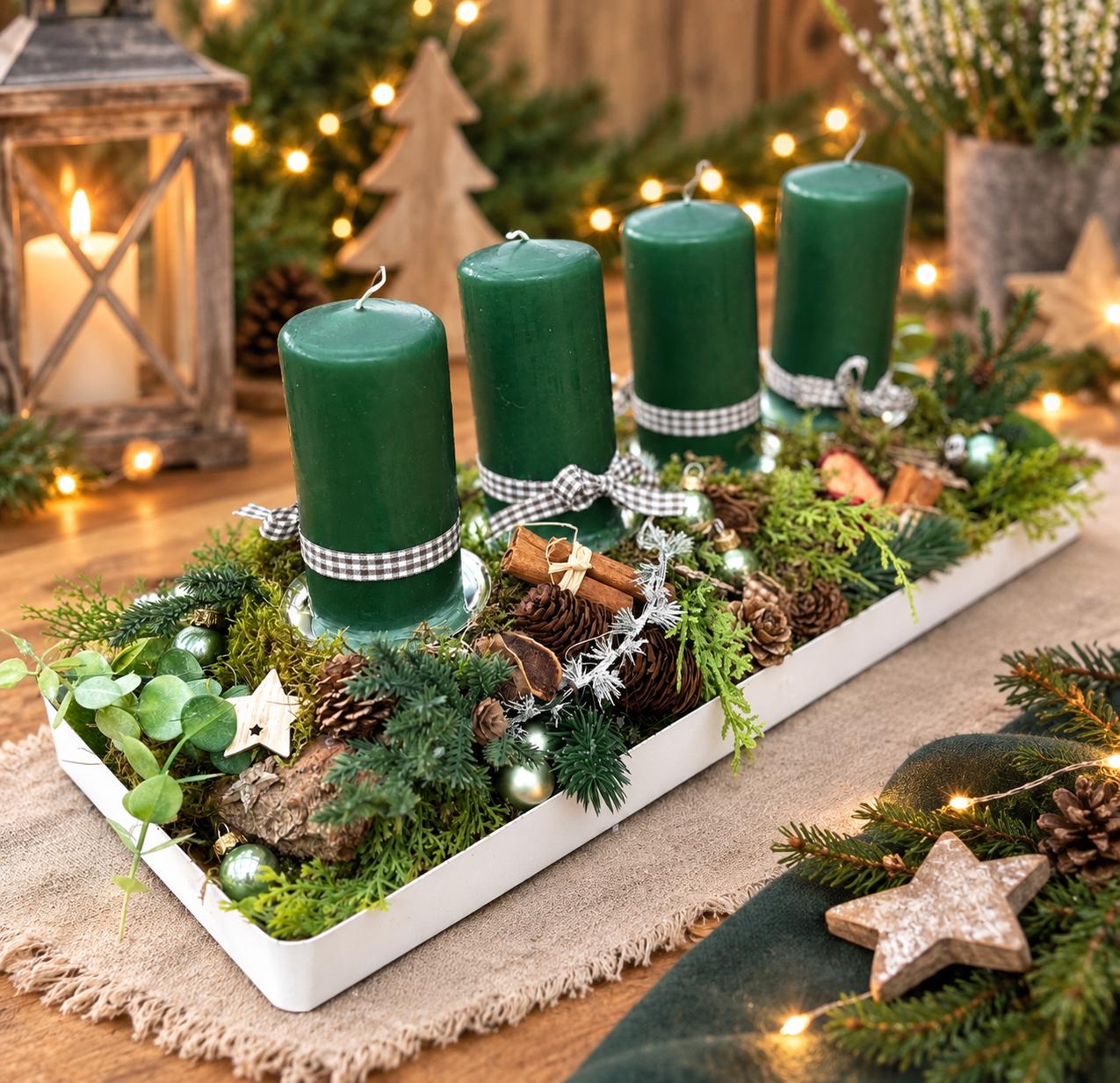 Adventsgesteck künstlich