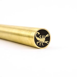 Pasador de cuchillo de mosaico - SCORPION - 1/4 in - 5/16 in - 3/8 in - Latón - Acero inoxidable - Fibra de carbono - Epoxi - Cuchillo en blanco y suministros