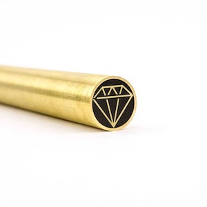 Mosaic Knife Pin -DIAMOND - 1/4in - 5/16in - 3/8in - Brass - Stainless Steel - Carbon Fiber - Epoxy - Knife Blank and Supplies