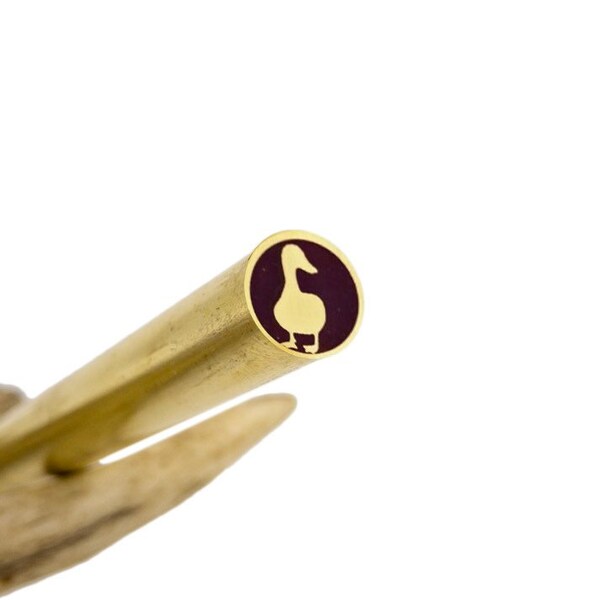 Brass Duck Knife Etsy