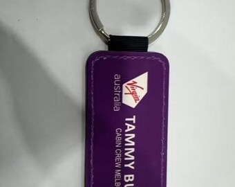 Personalized Airline Name Tag: Cabin Crew Luggage Accessory - Etsy