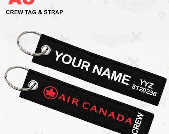 Air Canada Cabin Crew Tag & Strap