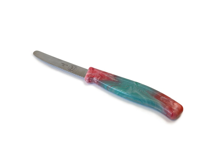 Küchenmesser mit Griff aus recyceltem Plastik Regenbogen
