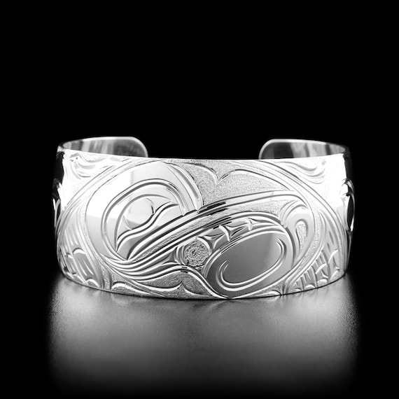 Canadian First Nation, Hand Carved Sterling Silver Every Child