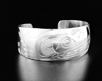 Canadian First Nation, Hand Carved Sterling Silver Every Child