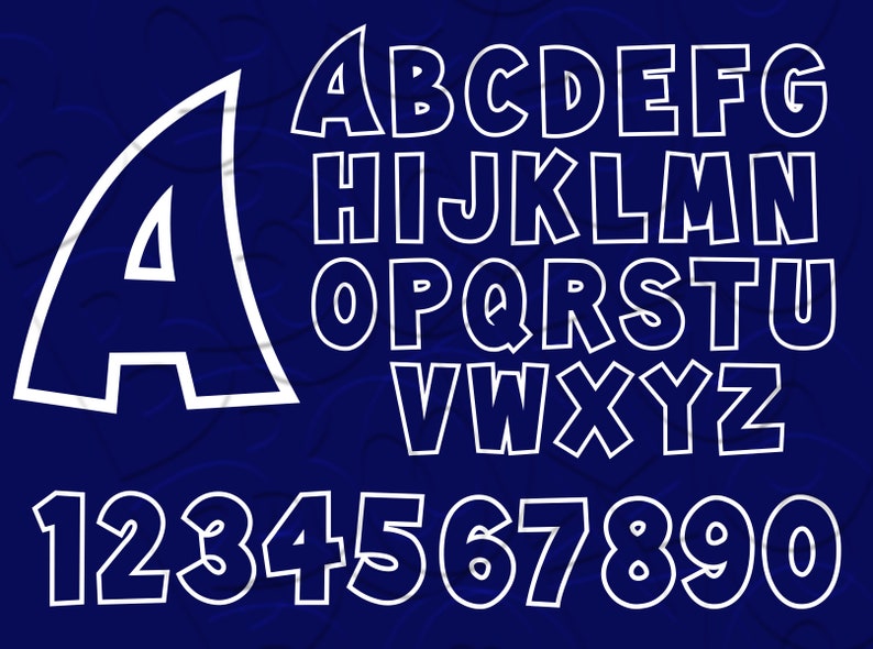 Download Baby Shark Alphabet SVG 4 styles Baby Shark Font SVG Baby ...