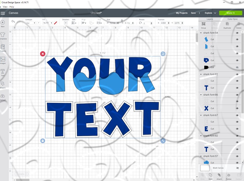 Download Baby Shark Alphabet SVG 4 styles Baby Shark Font SVG Baby ...