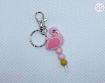 Flamingo Keychain