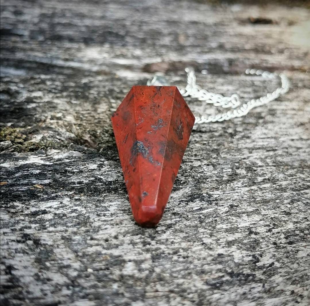 Pendule de Radiesthésie en Jaspe